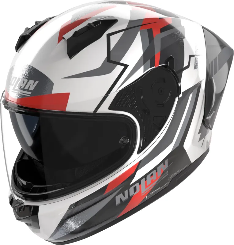 Nolan N60-6 Sport Corsa Helma Černá/červená - XXXL (65) Speciální Cena