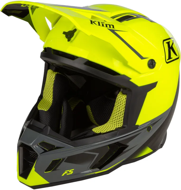 Finální Výprodej Klim F5 Legion Hi-Vis Motokrosová přilba - XL (60/61)
