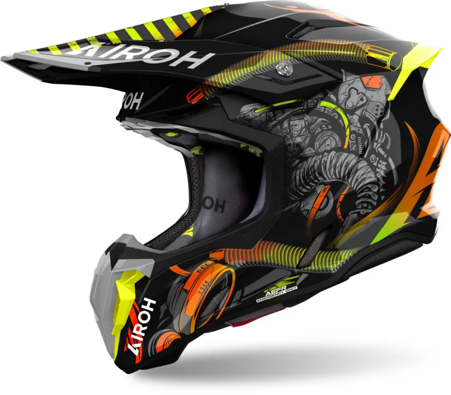 Top Prodej Airoh Twist 3 Toxic Motokrosová přilba - XXL (63)
