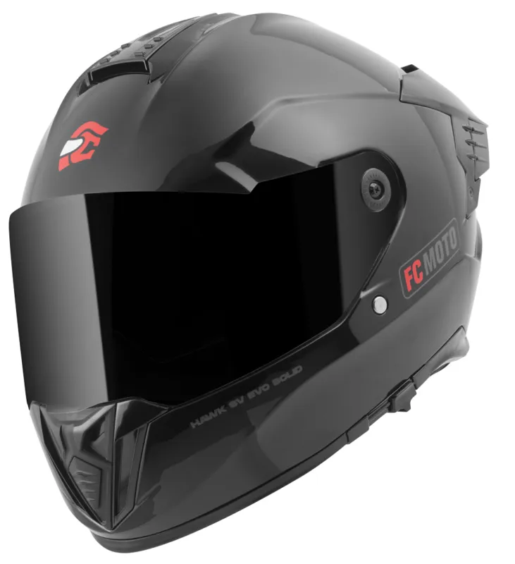 FC-Moto Hawk EVO Solid Přilba černá - M Ihned K Objednání