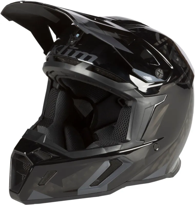 Klim F5 AMP Motokrosová helma Černá/šedá - XXXL (64/65) Akční Cena
