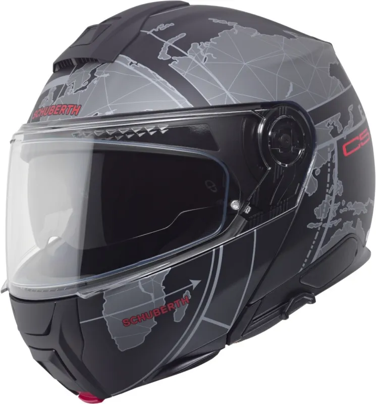 Schuberth C5 Globe Vyklápěcí přilba Černá/šedá - XXL (63) Akce