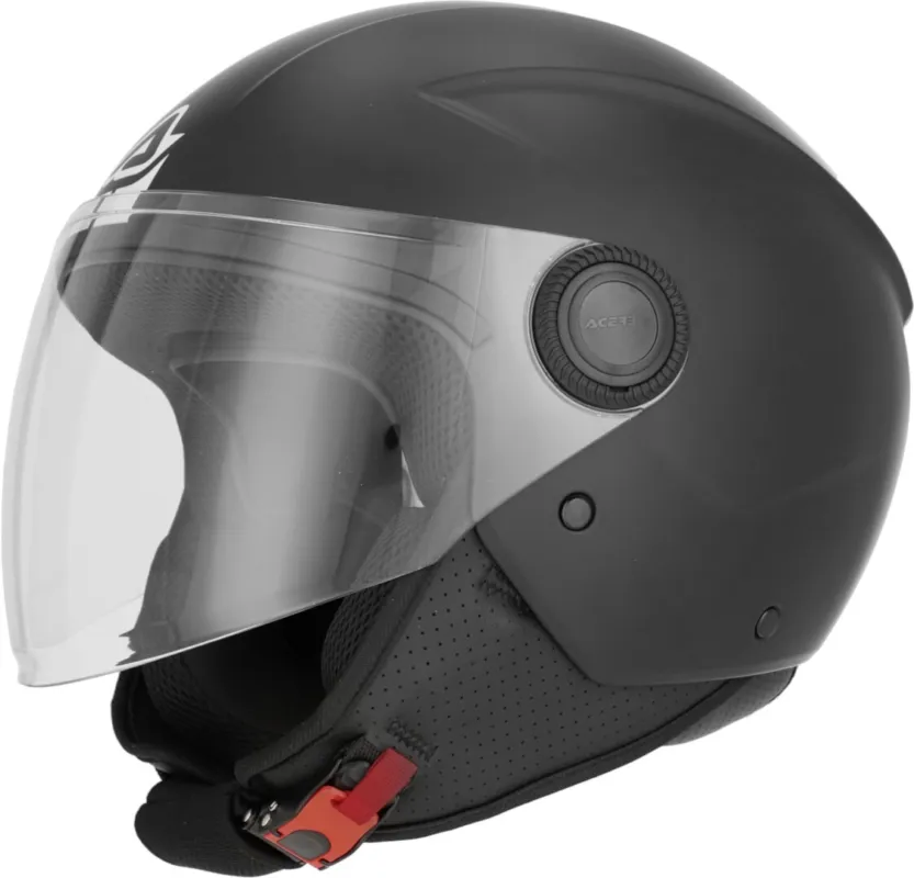Nízká Cena Acerbis Jet Brezza Kid Kids Trysková přilba Black Matt - Y/M (49/50)
