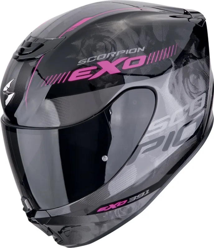 Výhodná Nabídka Scorpion EXO-391 Ava Přilba Černá/růžová - S (55/56)