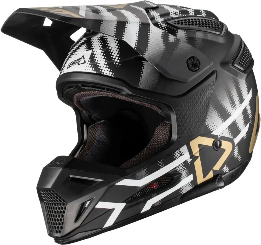 Leatt GPX 5.5 V20.2 Zebra Motozkřížové přilby - S (55/56) Ihned K Objednání