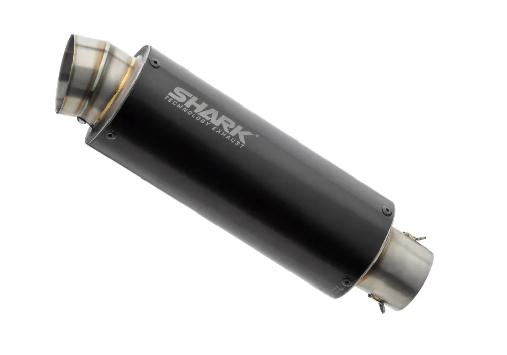 Akce SHARK EXHAUST SRC 4 eloxovaný hliník černá - SHARK EXHAUST