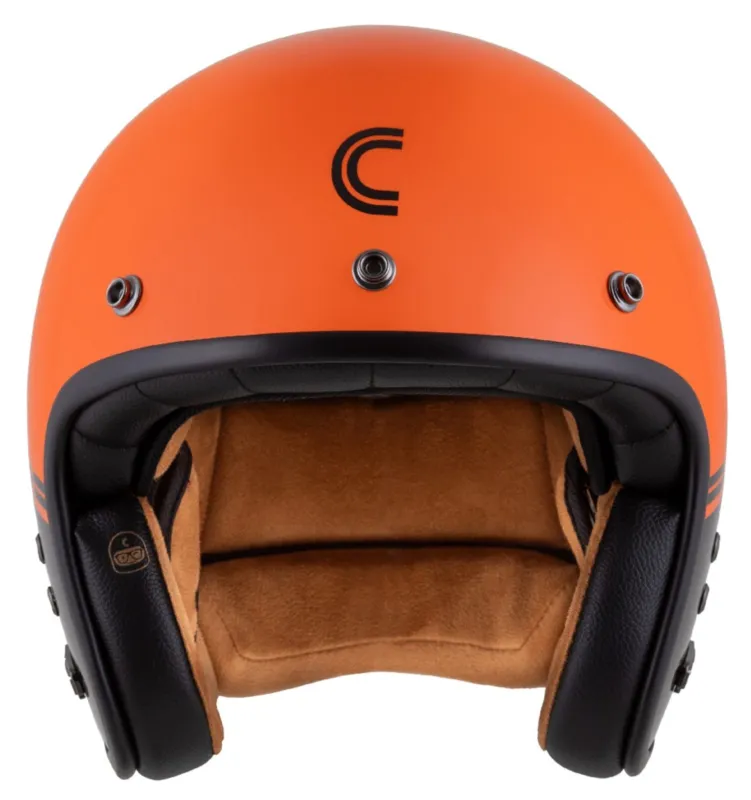 přilba Eso Super Hooligan, CASSIDA (černá/oranžová perleť) 2026 - S Cenová Bomba