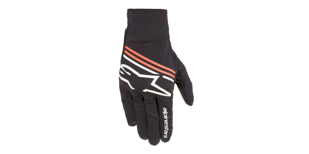 rukavice REEF, ALPINESTARS (černá/bílá/červená fluo) - S Ihned K Objednání