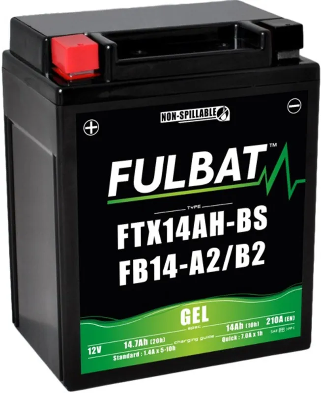 Gelová baterie FULBAT FB14-A2 GEL (12N14-4A) (YB14-A2 GEL) Tovární Cena