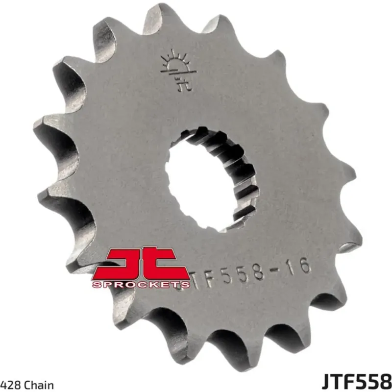 Přední řetězové kolo 428 20 zubů 17.7 / 20mm JT Sprockets JTF558 Akce