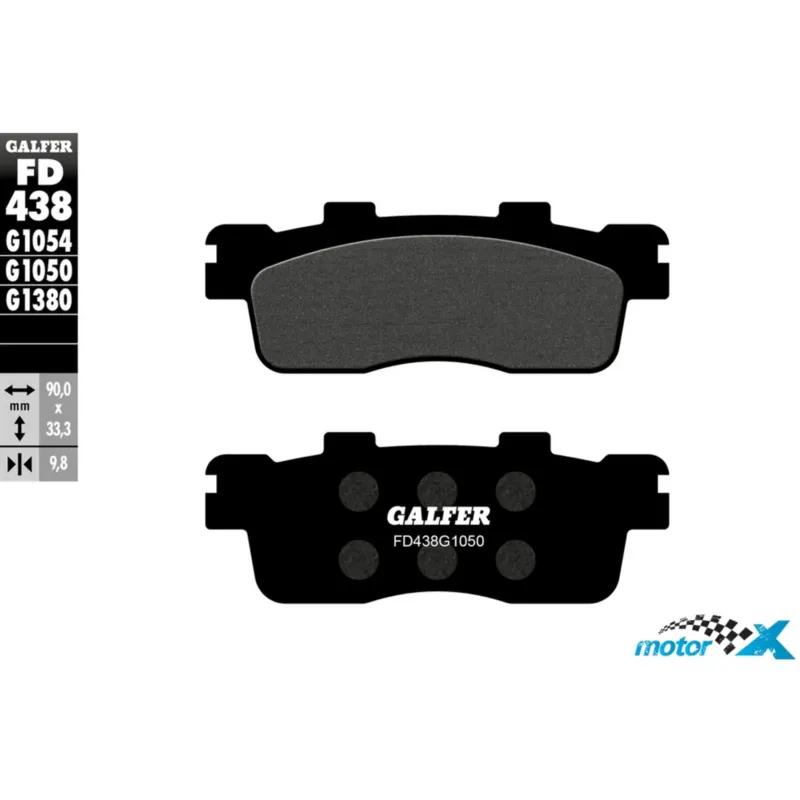 Brzdové destičky Galfer Semi Metal Scooter FD438G1050 Cenová Bomba
