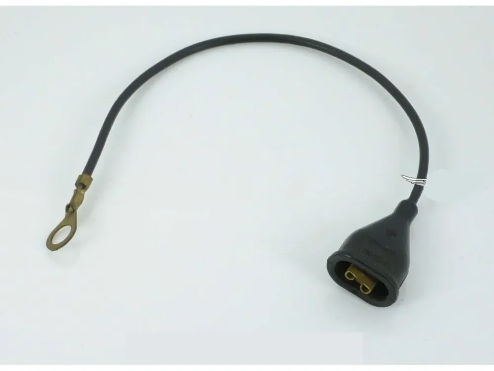Výprodej Uzemňovací kabel černý 30 cm pro Kreidler, Florett, Eiertank, LF, LH, Mokick