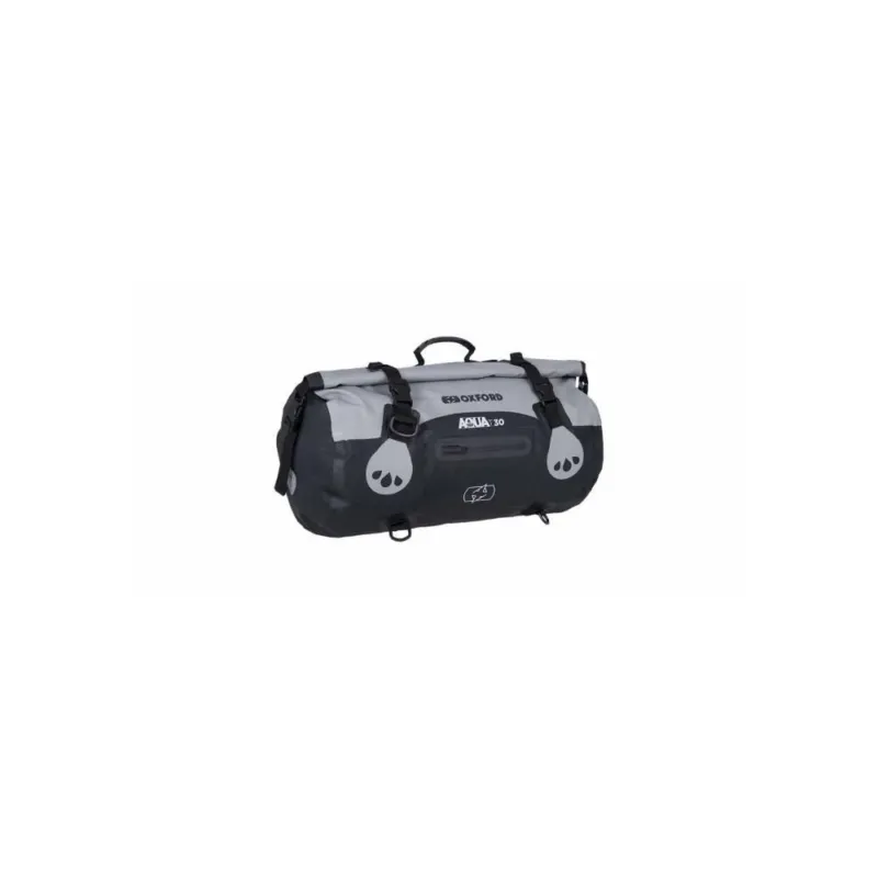 Vodotěsný vak Aqua T-30 Roll Bag, OXFORD (šedý/černý, objem 30 l) Zlevněný
