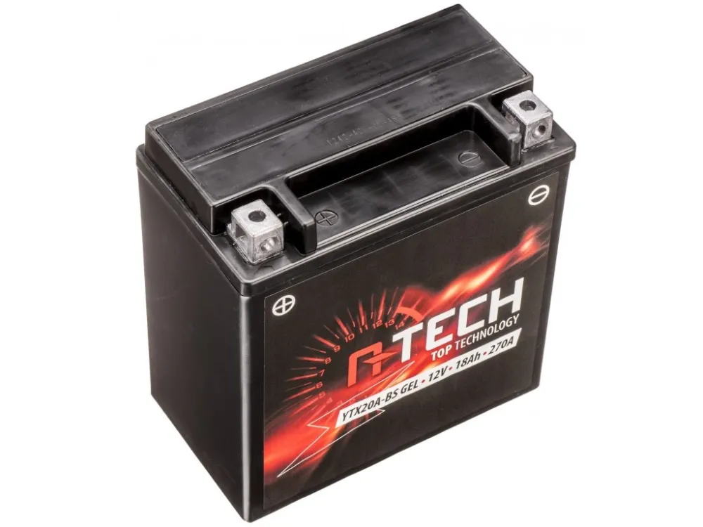 Nakupujte Hned baterie 12V, YTX20A-BS GEL, 18Ah, 270A, bezúdržbová GEL technologie 150x87x161, A-TECH (aktivovaná ve výrobě)