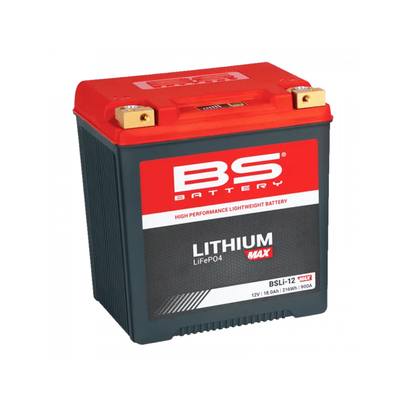 Lithiová motocyklová baterie BS-BATTERY BSLI-12 MAX Výprodej
