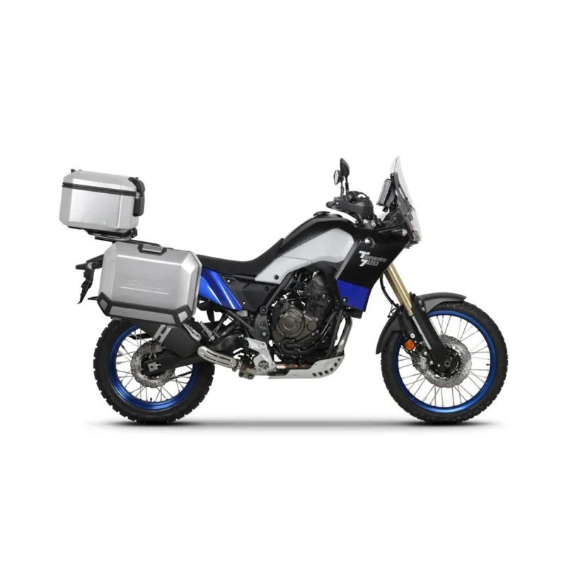 Vrácení Zdarma Kompletní sada hliníkových kufrů SHAD TERRA, 37L topcase 36L/47L boční kufry, včetně montážní sady a plotny SHAD YAMAHA Tenere 700 XTZ690